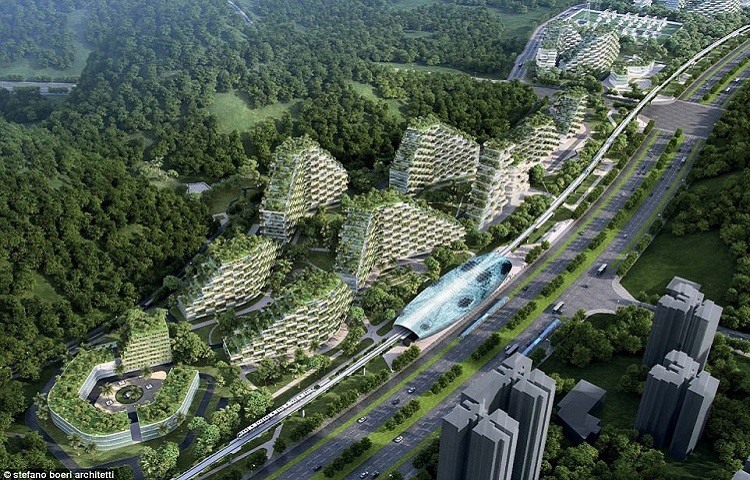 La 'Ciudad del Bosque' que se construiría en Liuzhou, al sur de China