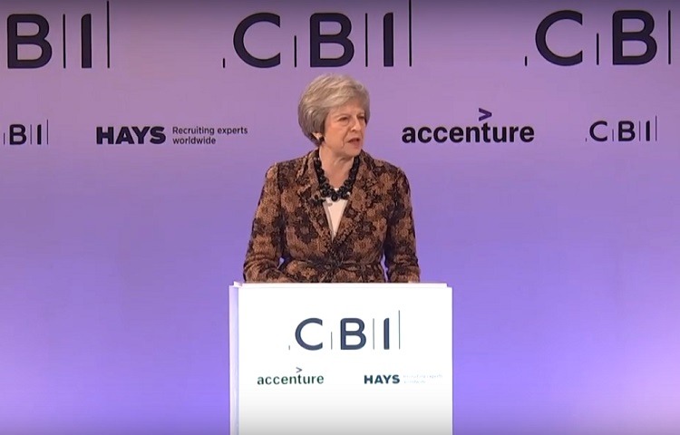 Theresa May logra el apoyo de los empresarios britanicos a su acuerdo del Brexit