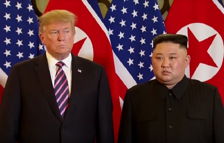 Donald Trump y Kim Jong Un en Hanoi